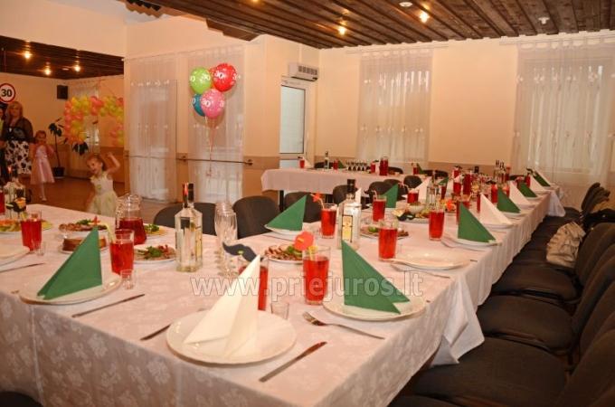Halls for banquets, seminars, conferences in guest house in Ventspils Veldzes Nams