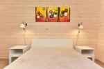 Apartment "Pieva" with a separate entrance, terrace, kitchen, shower and toilet